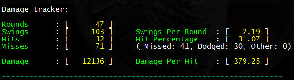 Mud Damage Tracker - Basic Display