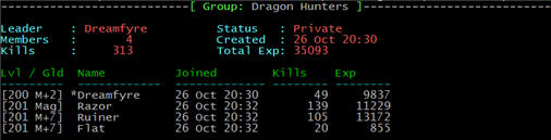 Aardwolf Mud - Group Stats - New Version